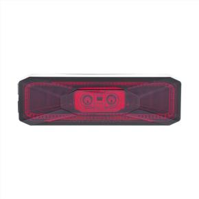 10 Red LED Rectangular Abyss Clearance/Marker Light with Red Lens