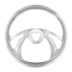 18 Inch Chrome Aluminum Scorpion Style Steering Wheel