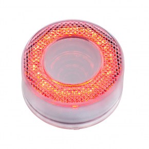 12 Red LED 2-1/2 Inch MIRAGE Clearance/Marker Light with Clear Lens