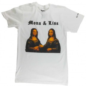 Meet our twins Mona and Lisa. An Original Art on Shirts Double Art T-Shirt